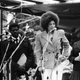 American civil rights activist Angela Davis (centre) making an address at the 19th Evangelical Church Day at Hamburg, West Germany. Disarmament is a central issue at the conference.